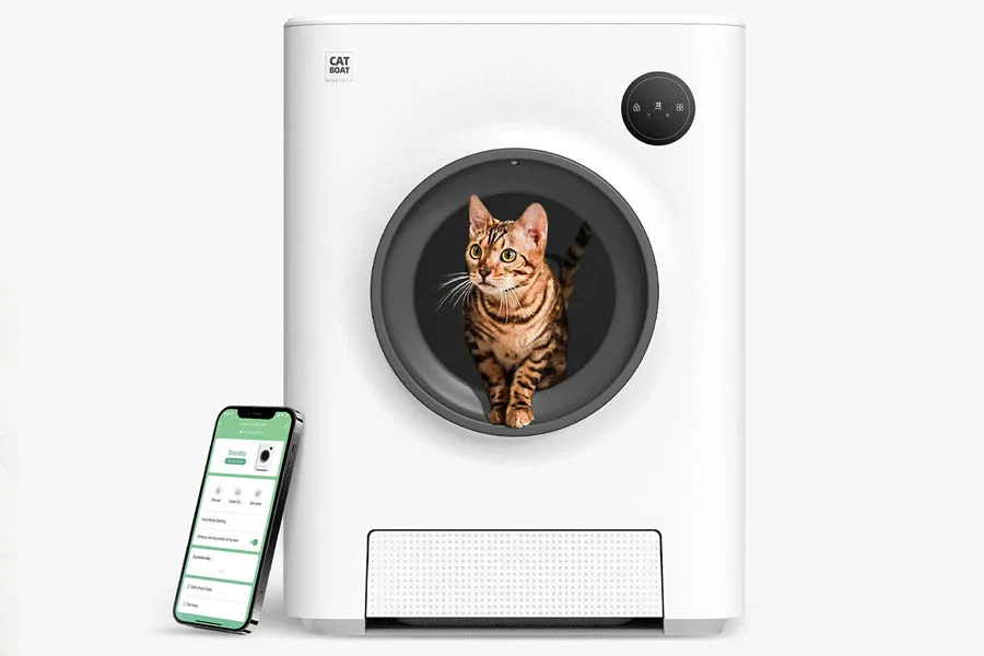 self cleaning litter box for multiple cats