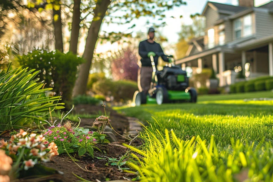 compact push mower